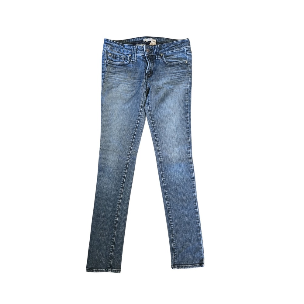 Refuge Women's Mid Rise‎ Stretch Skinny Jeans Size 5 Medium Wash Denim